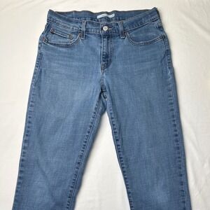 Levi's Womens Mid Rise Boyfriend Jeans Medium Wash Size 28/6 Classic Stretch